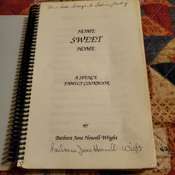 Spiral Bound Vintage Cookbook Home Sweet Home Ste. Croix Canada - Picture 5 of 5